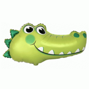 Crocodile Face Supershape Balloon